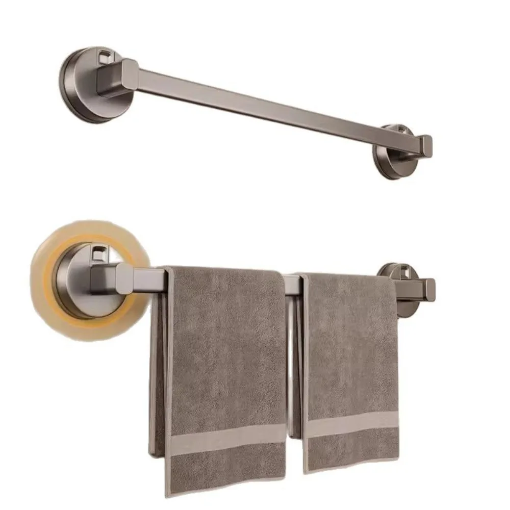 Strong ดูดชั้นวางรองเท้าติดผนังห้องน้ําอลูมิเนียม Drying Organizer รองเท้าแตะลื่นผู้ถือกันน้ําชั้นวางของ 1