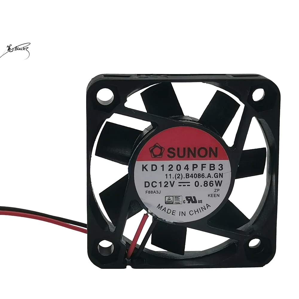 

New for 4cm 4010 12V 0.86w double ball cooling fan KD1204PFB3 40x40x10mm
