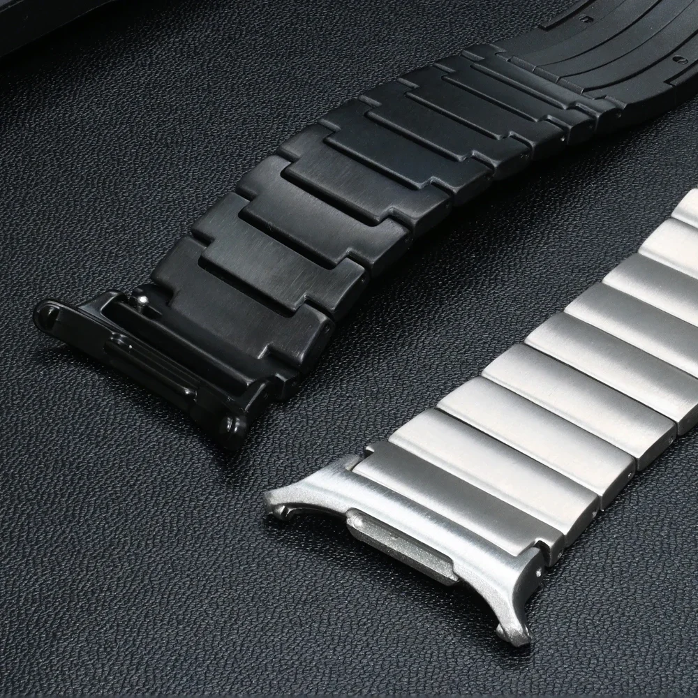 Luxury Titanium Strap with Curved End Bracelet for Men – Quick Fit Loop Band
