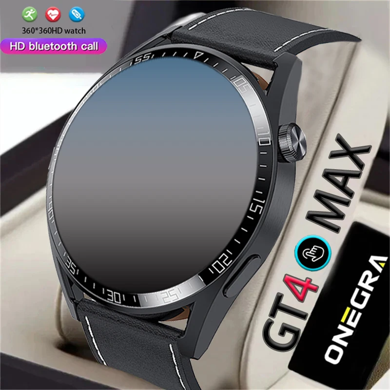 

2023 New men's Smart Business GPS Track Watch 1.5inch HD large screen 466*466 full screen touch men's smart watch for Huawei iOS