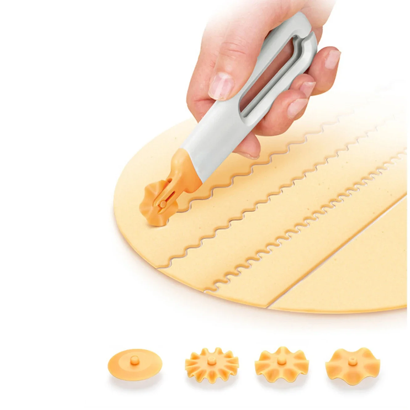 Dumplings Biscuit Roller Cookie Round Rolling Cutting Blade Dough Circle Cutter Gift Dining Bar Supplies Baking Pastry Tools baking tool,baking accessories,dough cutter,cookie cutters,dumpling maker