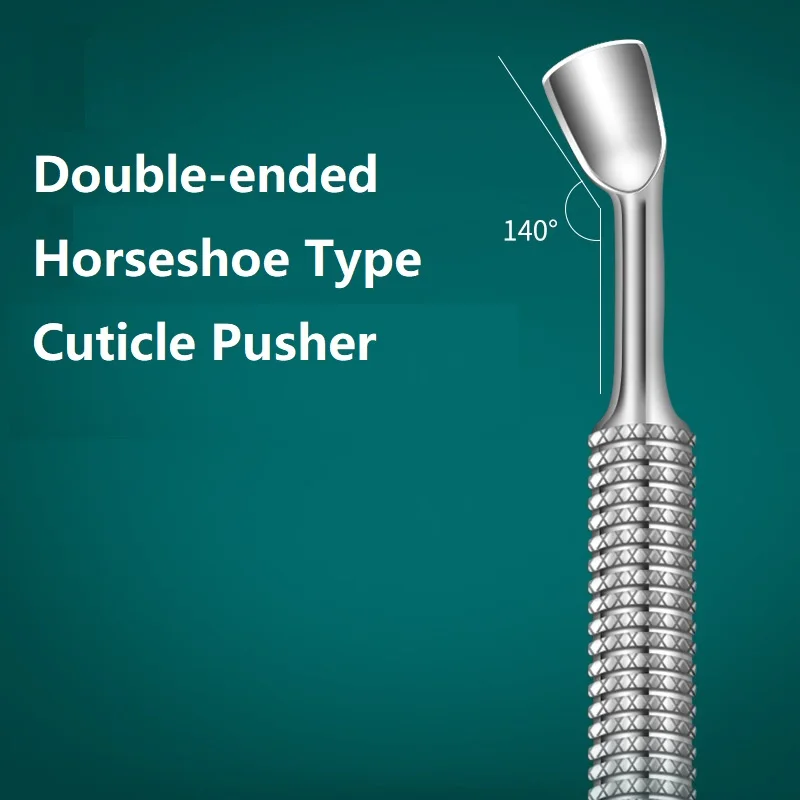 Manicure Cuticle Pusher Doubleend Horseshoe Shape Nail Gel Polish