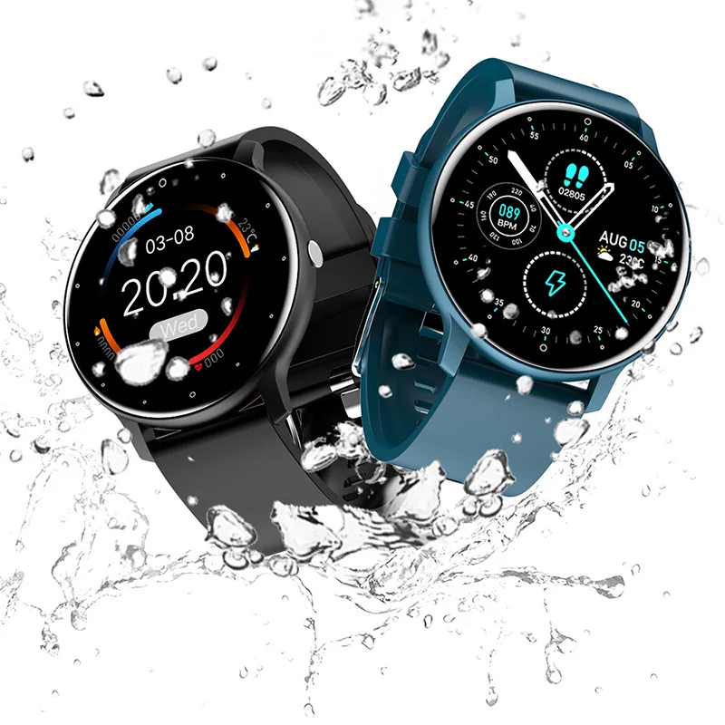 

2022 Smart Watch Men Women Full Touch Screen Sport Fitness Watch Man IP67 Waterproof Bluetooth For Android IOS Smartwatch Men
