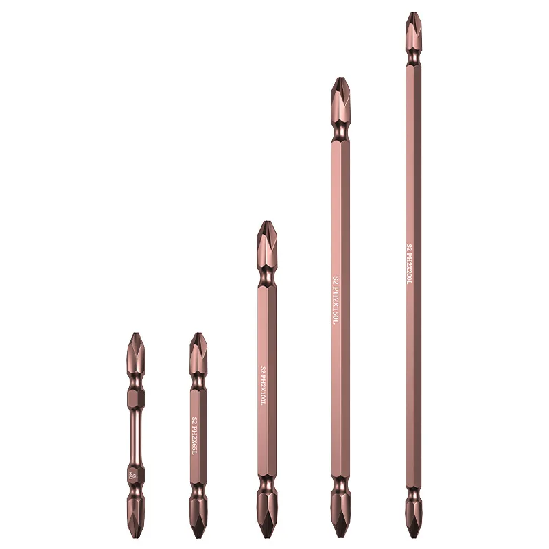 Ph2 Electric Screwdriver Bit 1pc Alloy Steel Double Head Cross