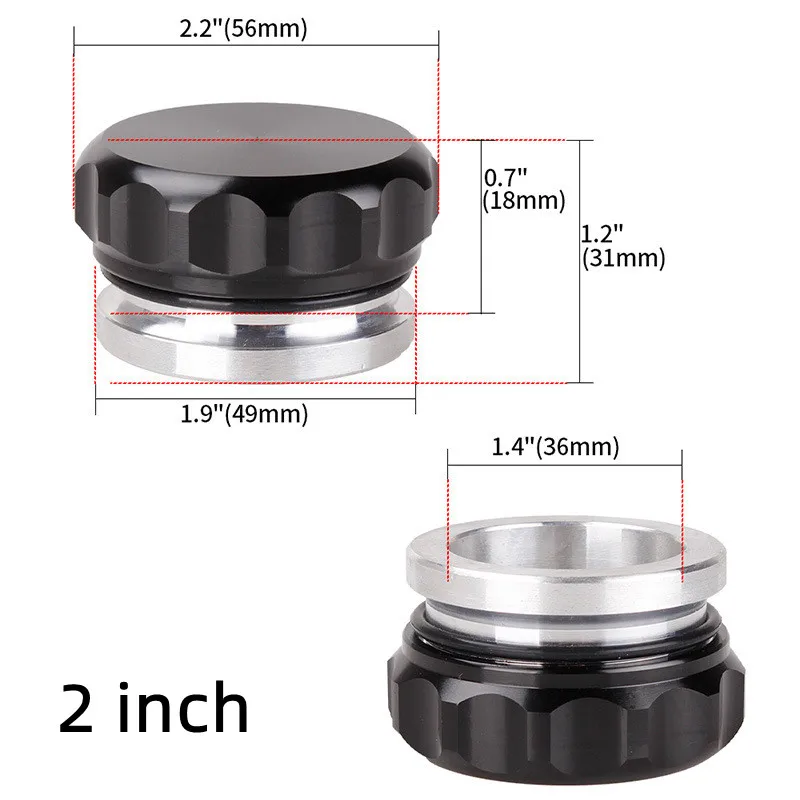 Universal Aluminium Weld On Filler Neck And Cap 1" 1.5" 2" 3" Oil Fuel Water Tank