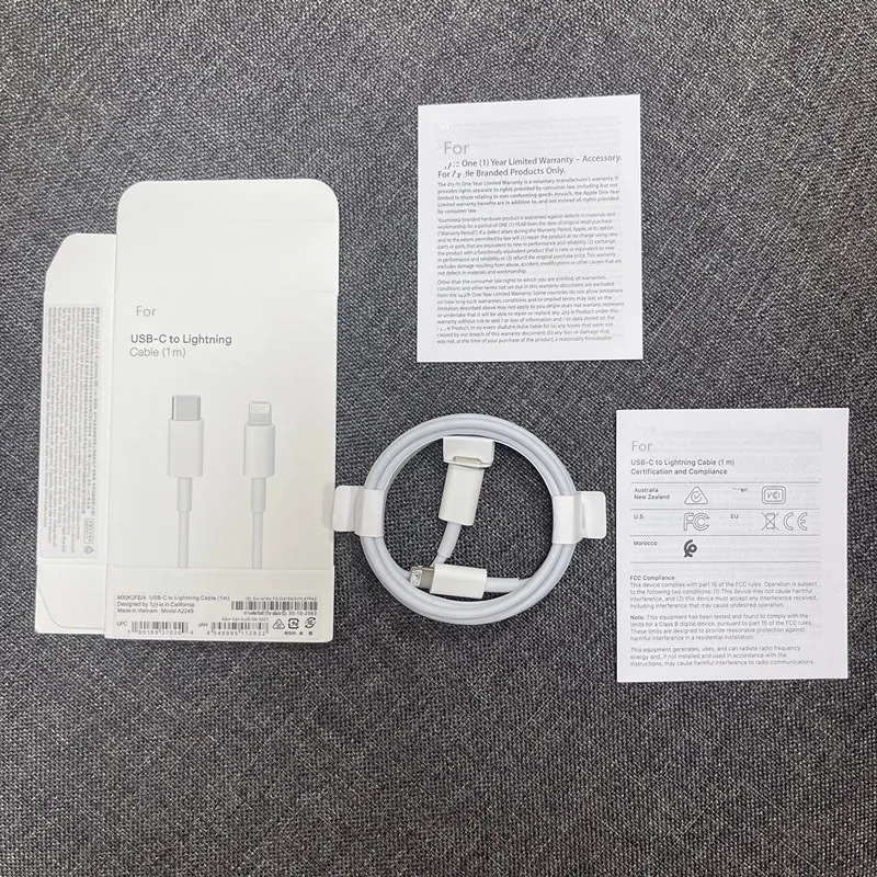 

10pcs PD Cable USB-C for Apple iPhone 14 13 12 11 Fast Charging Data Cable