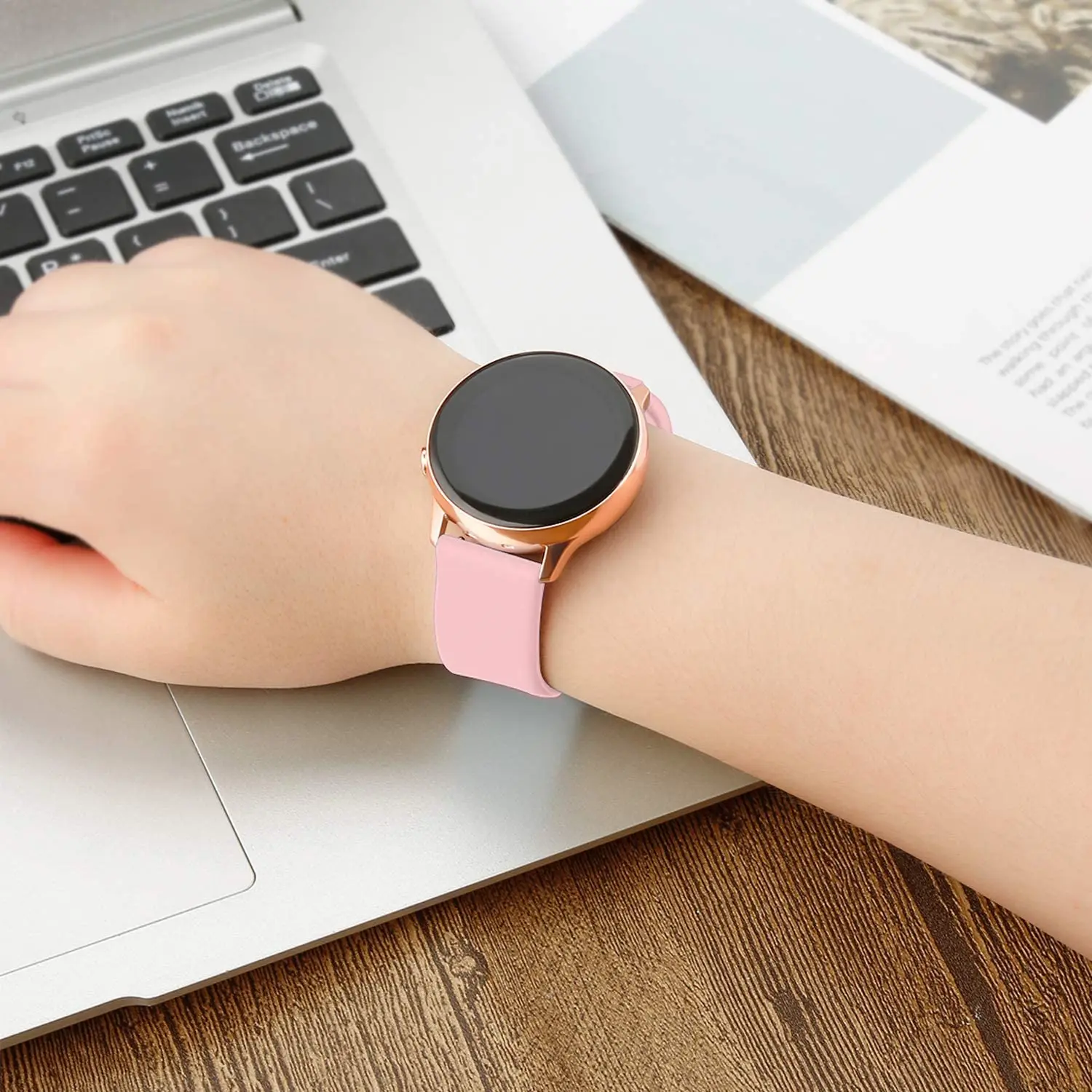 Versatile Silicone Sports Watch Strap - 20mm/22mm