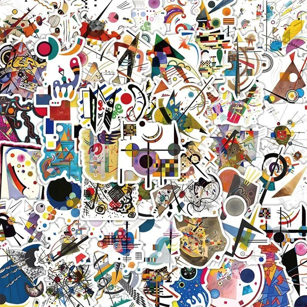 

10/30/50pcs INS Style Art Abstract Stickers Aesthetic DIY Scrapbook Laptop Phone Case Funny Vinyl Decoration Sticker Toys Gifts
