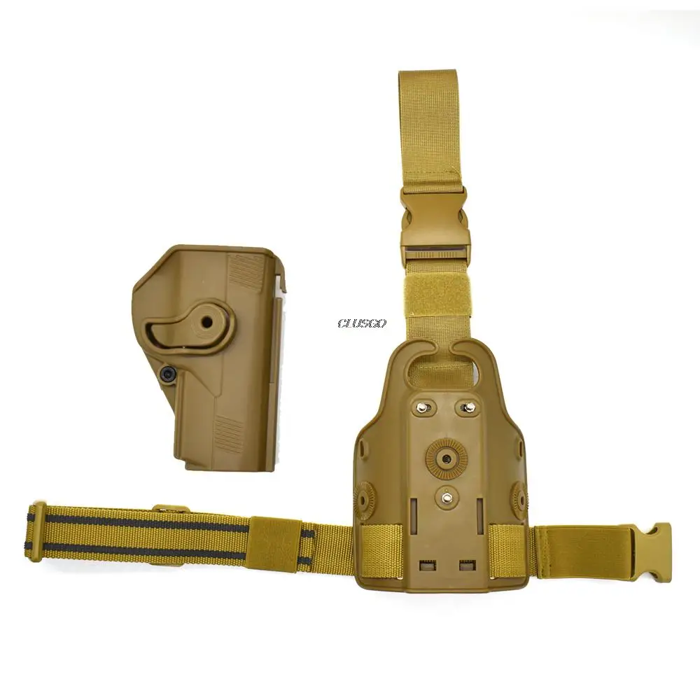 Jagd-Beinholster Pistolen-Oberschenkelholster für GL 17 19, Betta M9 92 96, Colt 1911, Betta PX4 Storm – Detail 18