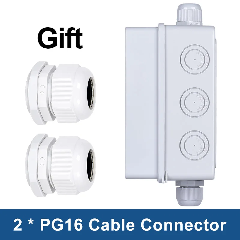 AC 회로 차단기를 가진 전기 배전 상자 IP65 RCBO RCCB 16A 20A 25A 32A 63A 번개 보호 누출 보호