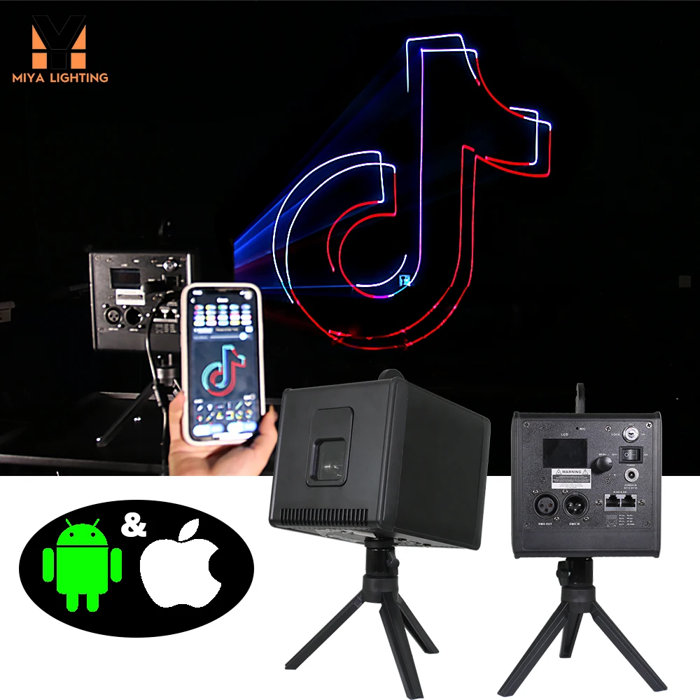 LaserCube-Portable-Laser-Show-Bluetooth-App-control-Show-5W-DMX-Laser ...