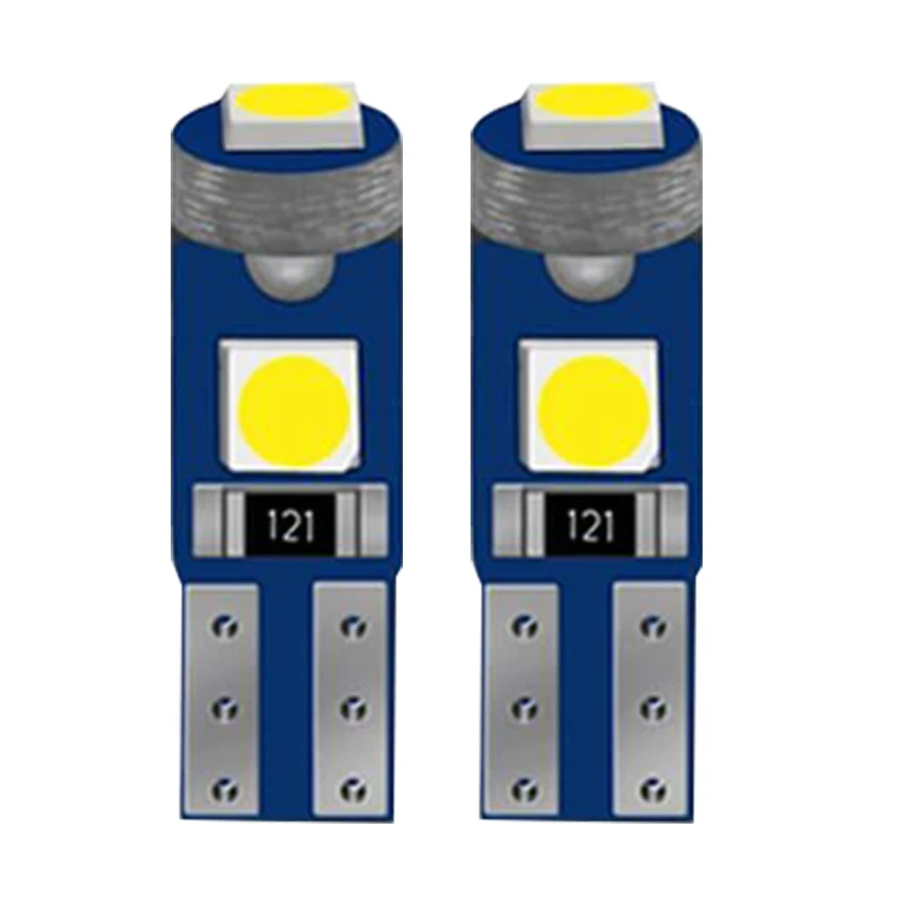 T5 LED  W3W W1.2W 12V LED Canbus ڵ ׸ ,    ǥñ  ڵ  , 10 