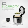 Digital Rice & Grain Multicooker 8-Cup Black ARC-994SB Cook Perfectly Rice Steam Vegetables Slow Cook Dishwasher Safe  ® New 3