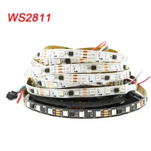 

5m/Lot 5050 RGB Pixels LED Lamp Tape DC12V Addressable WS2811 LED Strip Light WS2811 IC Smart 30/48/60 Leds/M IP30/IP65/IP67