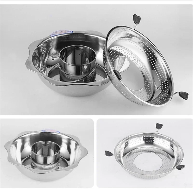 800133 STAINLESS STEEL HOT POT-26CM 不銹鋼火鍋(1 PCS)