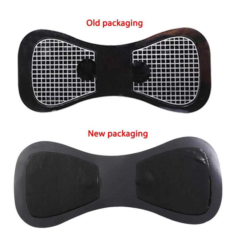 Sorte TENS-massager-elektrodepuder på display