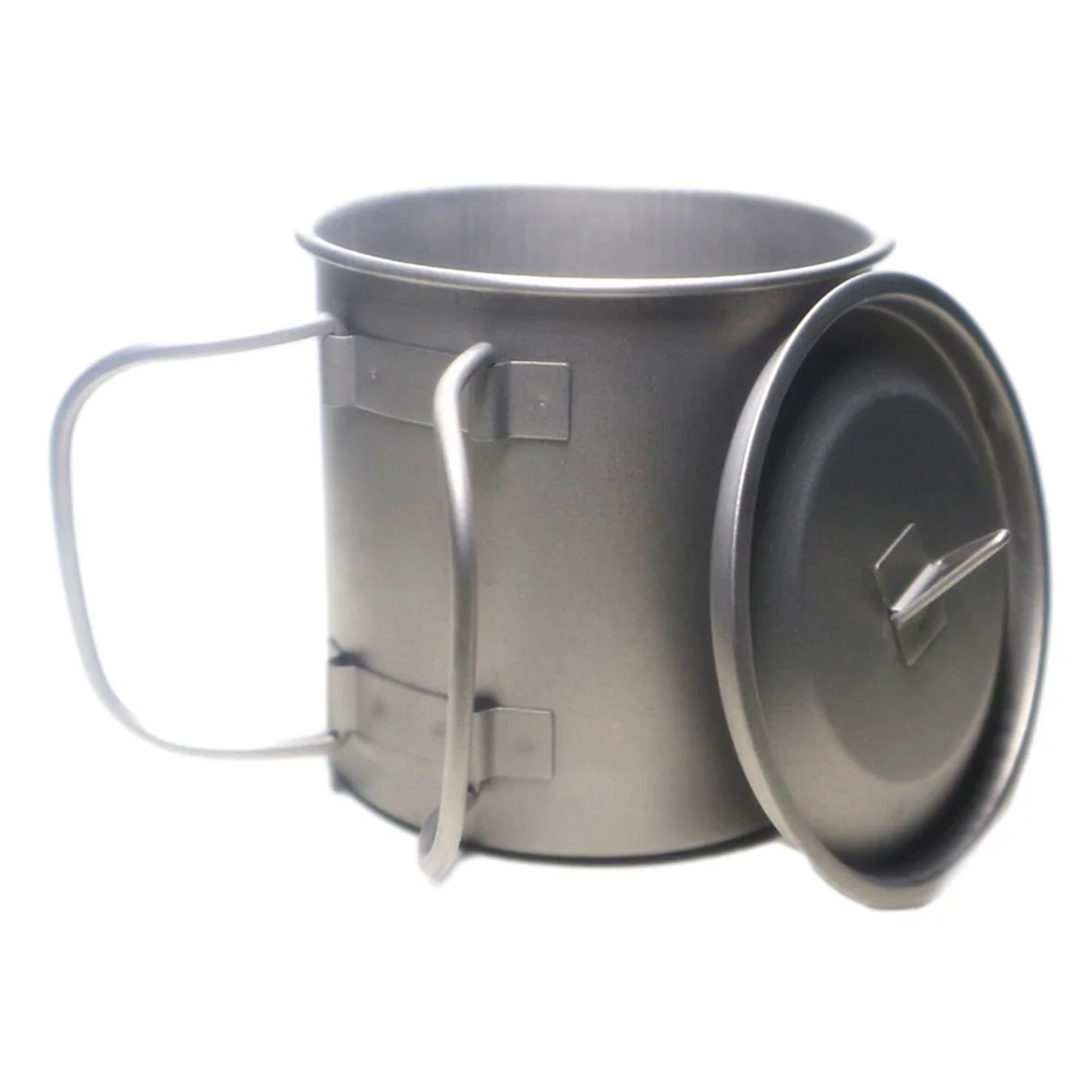 

Аксессуары для кемпинга, чашки, складная ручка, кофейная чашка, уличные, серебристые, белые, 8,4*8 см, вместительные чашки, легкие, металлические