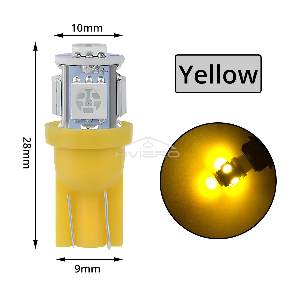 ตัวเลือกสินค้า โคมไฟ LED รถยนต์ 12V สีขาว-ฟ้า-แดง ทนทาน ประหยัดพลังงาน