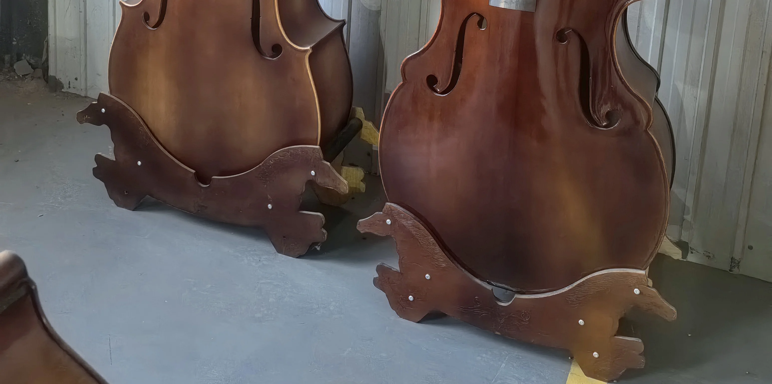 Cello Stand Holder, Solid Wood, Music Instrument Accessories, Lightweight Wood Holder, Art Display Horse, Double Bass