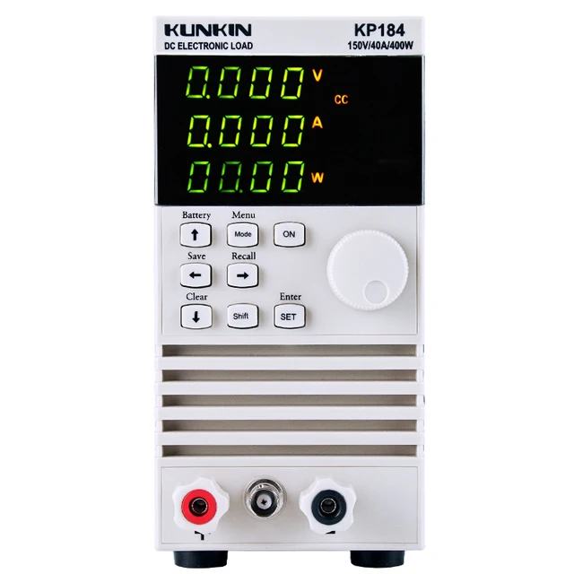 KP182 KP184 DC Electronic load meter 200W / 400W battery capacity Tester power test aging instrument