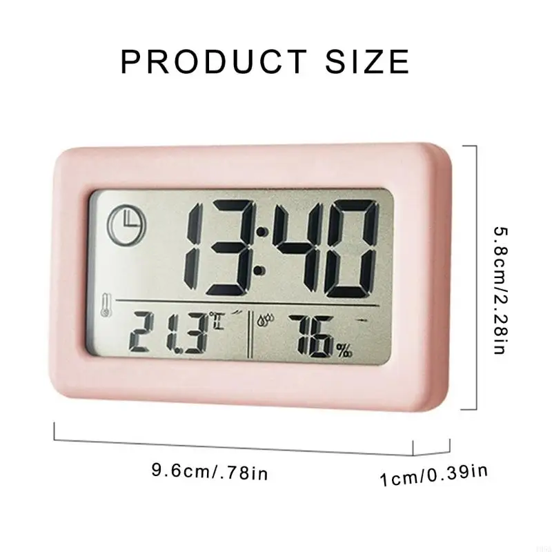 Digital Desk Clock Digital Table Clock Digital Clock Weather Clock Precisions Measuring Electronic Temperature and Humiditys Clock Oversized Screen for Bedrooms Workspaces