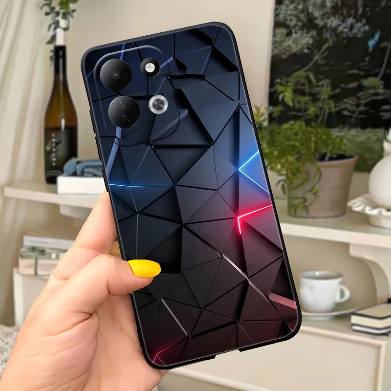 Luxury Silicone Printed Soft TPU Shockproof Bumper Phone Back Cover - Cute & Stylish Protective Case