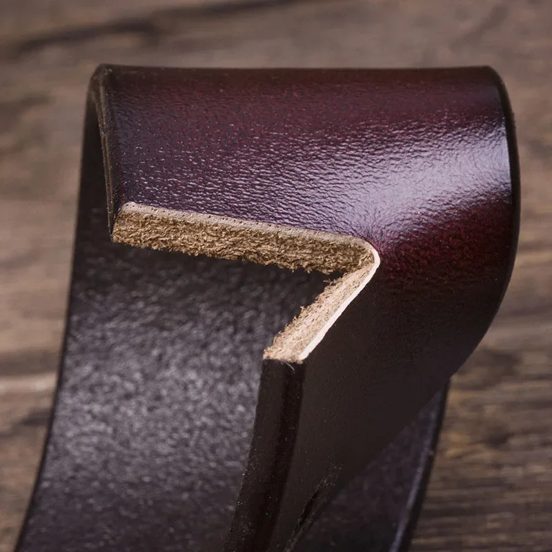 Leather Belt Waist Belt Mens Belt Pin Buckle Belt Men Cowhide Genuine Leather Jean Pin Buckle Belt