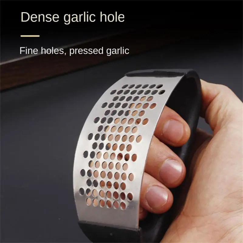 Stainless Steel Garlic Press Crusher Manual Garlic Press Device Rolling  Press Squeezer Ginger Garlic Tools Kitchen Accessories