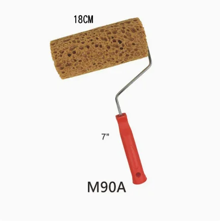M60 해초 스펀지 롤러 브러쉬 모조 질감 도구 (액체 벽지 페인트 벽 장식 DIY 페인팅 도구 벽 페인트)