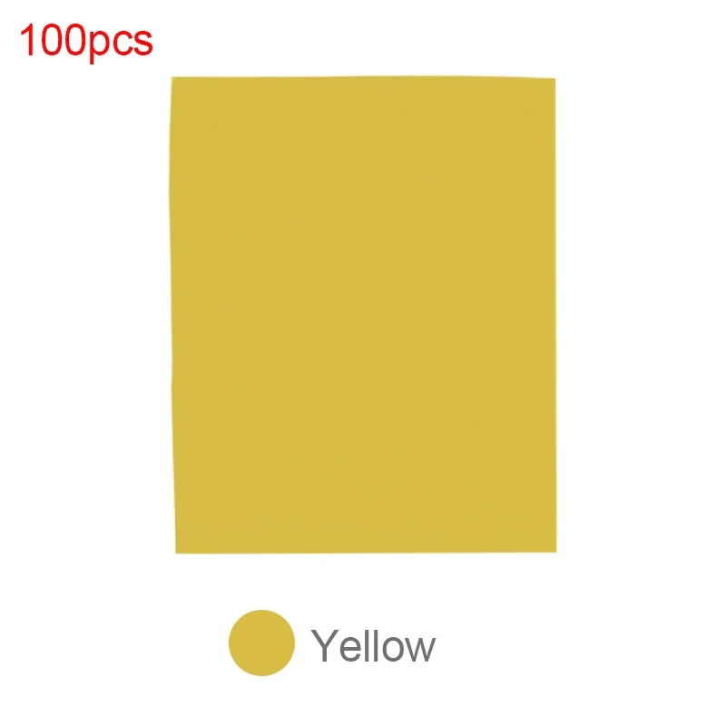 100pcs yellow