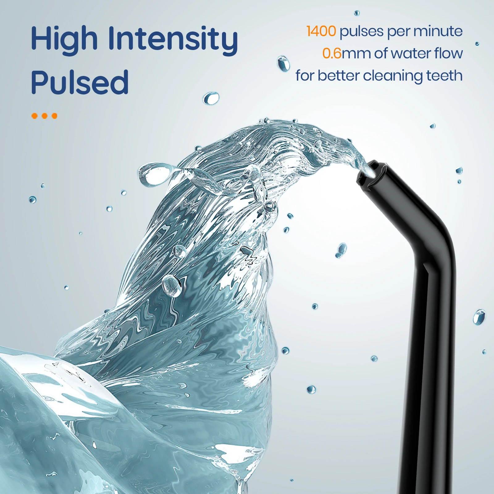 Dental Water Flosser Dental Cleaning Tools Mornwell Portable Oral Irrigator F18 Water Flosser USB Rechargeable 4 Nozzles Dental Water Jet 200ml Tank Waterproof