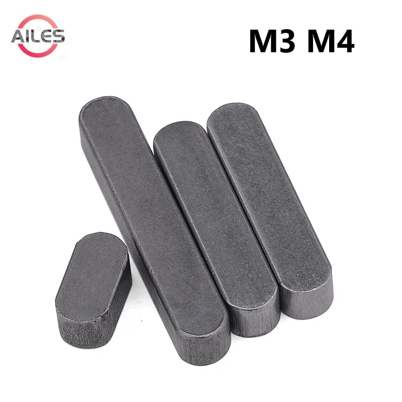 tipo de Aço Carbono Chave Plana Passador Eixo de Acionamento Paralela Chave Redonda Chave da Extremidade m3 m4 Gb1096 um