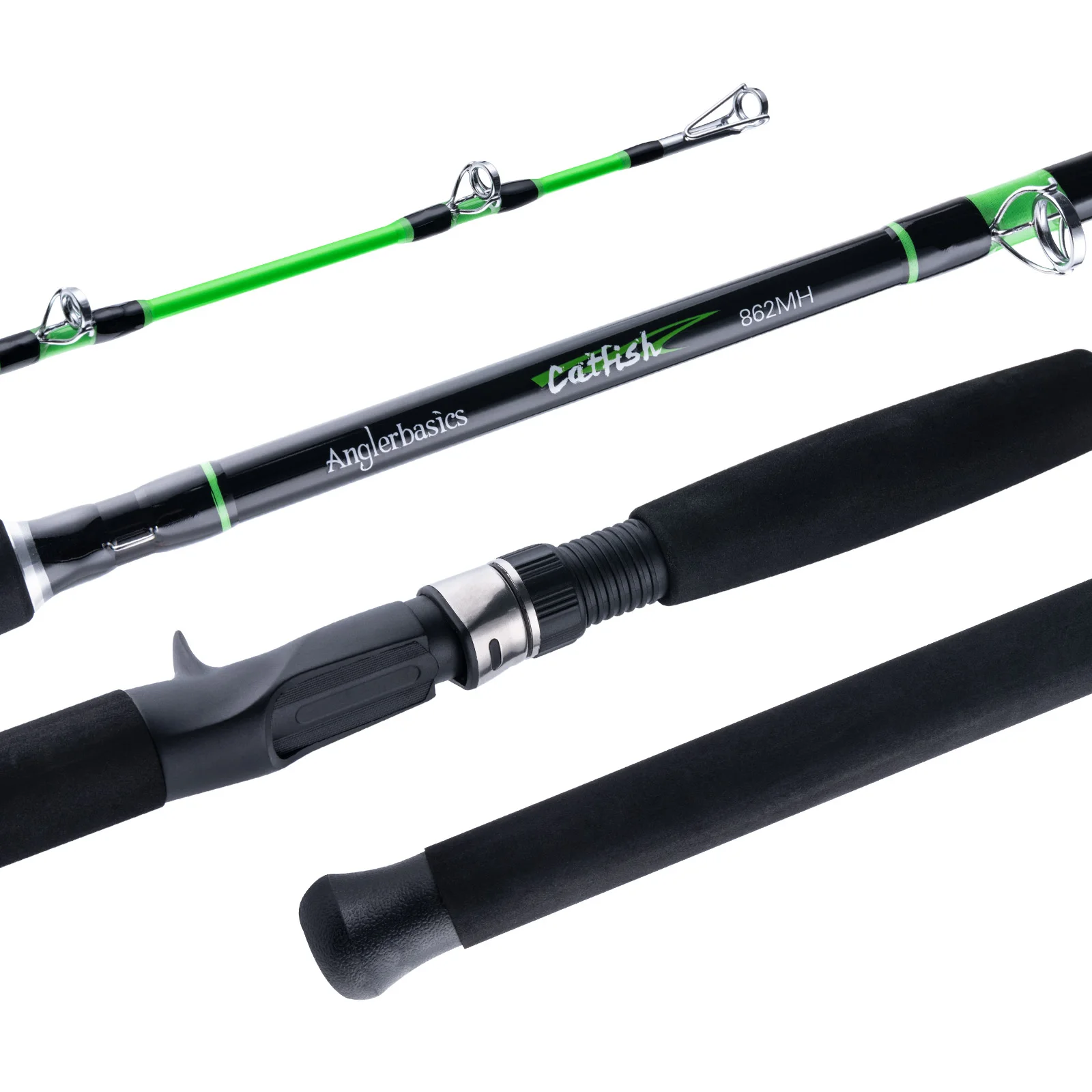 Goture Catfish 2-sections Casting Rod professional Catfish Rod 2.28m 2.59m  M Fishing Rod For Lake River Fishing tackle