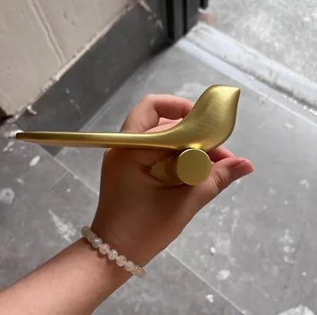 poignee de porte gris pour chambre salle quincaillerie 05