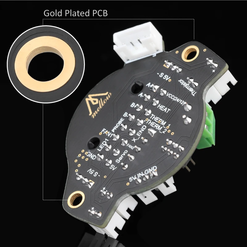 Mellow Fly-placa de Miniab para Impressora 3d Final Quente Rápida Substituição Sherpa Libra Minesunrise Extrusora Compatível com Motores de 42 mm - Imagem 6