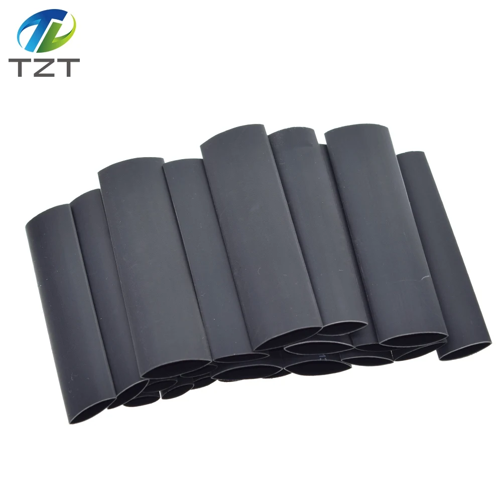Assorted Heat Shrink Tube 127pcs/set Black Wire Wrap Electrical Insulation Cable Sleeving 2-13mm