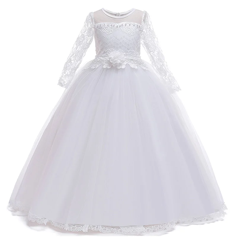 Girls Summer Long Bridesmaid Dress Baby Kids Gown 10 12 13Y