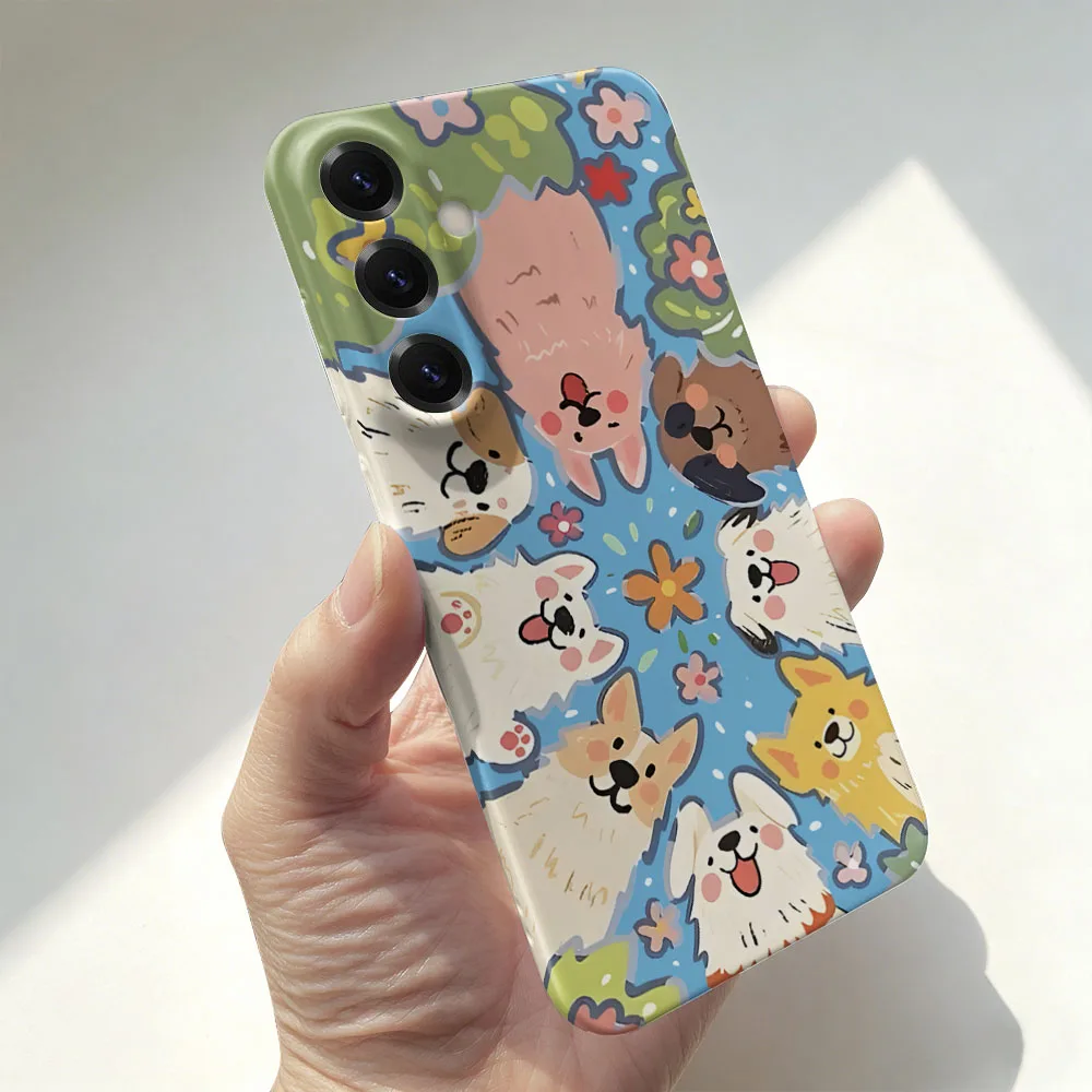 Whimsical Cartoon Dog Shockproof Phone Case - Durable Hard PC Bumper Back Cover