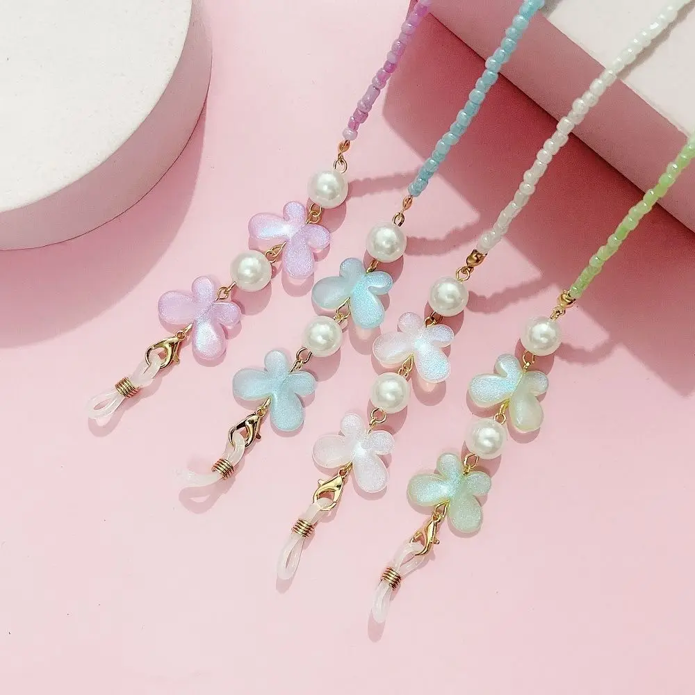 New Adjustable Sunglasses Lanyard Strap Colorful Reading Glasses Eyeglass Chain Anti-slip Bead Splicing Necklace Headphone Chain 3