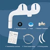 SHX Toilet Bidet Ultra-Slim Bidet Toilet Seat Attachment With Brass Inlet Adjustable Water Pressure Bathroom Hygienic Shower 3