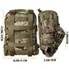 Tactical Hydration Backpack Combat Training Assault Molle Bag Outdoor Hunting Vest Back Plate Carrier Water Bag 6