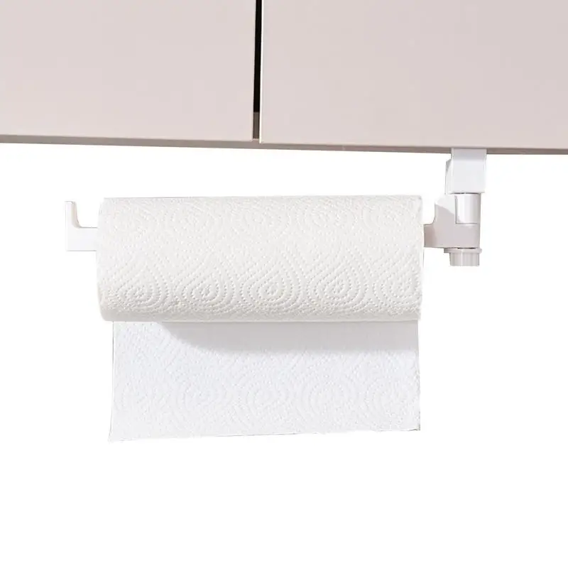

Paper Roll Towel Holder Bathroom Toilet Storage Stand Kitchen Organizer Napkin Rack Wall Mount Adjustable