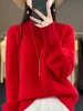 Women Turtleneck Sweater Autumn Winter Basic Pullover 100% Merino Wool Long Sleeves Cashmere Knitted Jumper Female Clothing Tops 6