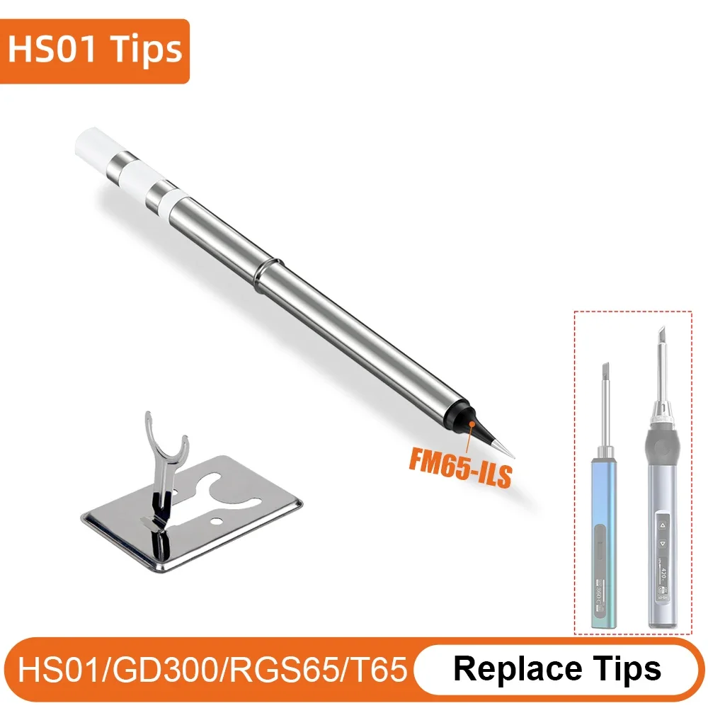 

High-quality FM65 HS-01 Soldering Tip for GVDA GD300 RGS65 Replacement of Soldering Iron TIP To Solder Station Stand Accessories