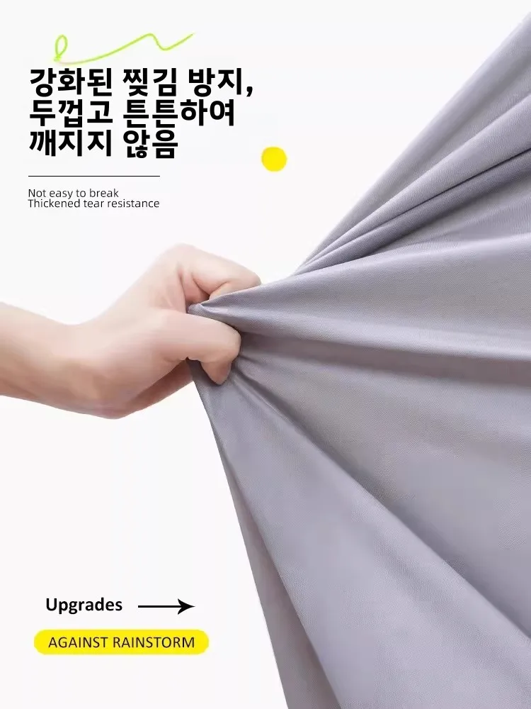 일회용이 아닌 두꺼운 성인용 장기 우비 휴대용 여행 야외 등산용 전신 방수 레인 판초 (남녀공용)