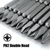 10Pcs 65-200mm Double-End Screwdriver Head Bits S2 Steel Ph2 Cross Bit Strong Magnetic High Hardness  Torque Batch Head Sets 4