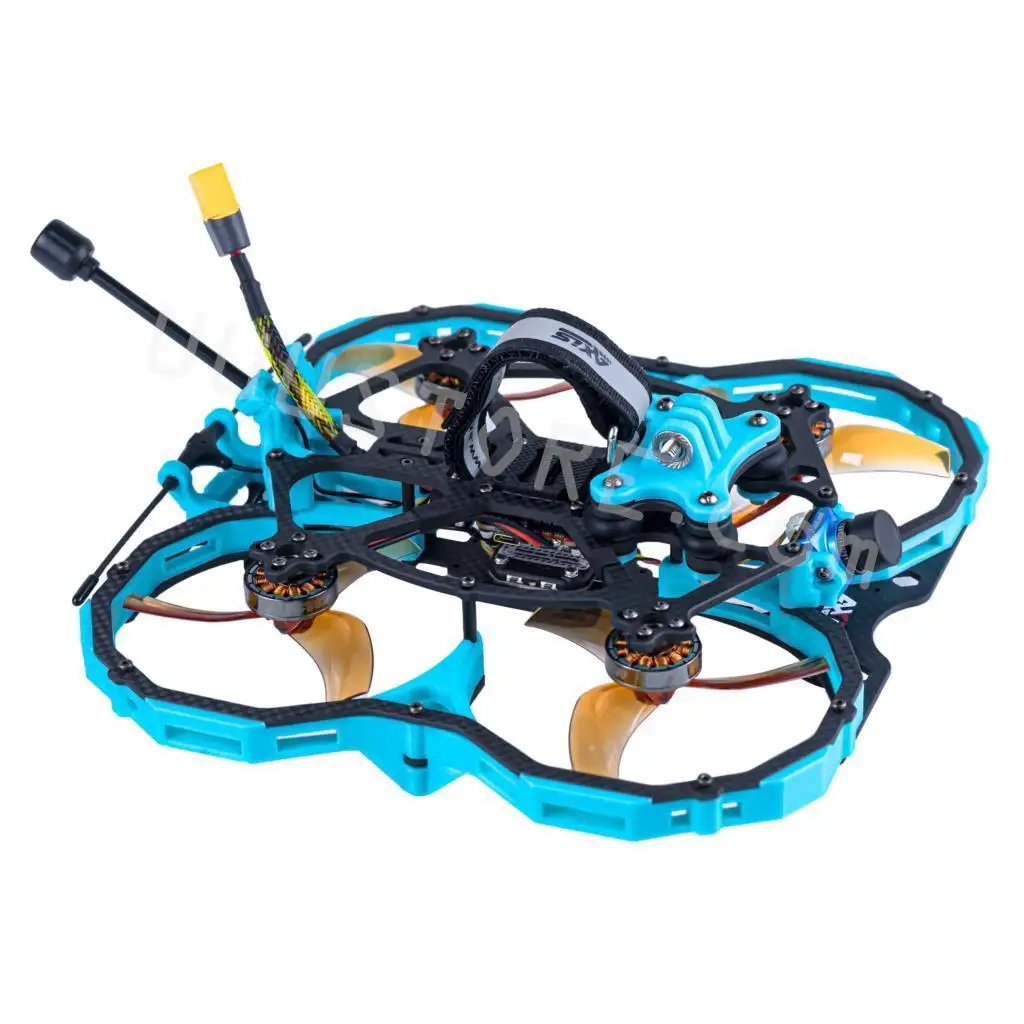 

Новинка Axisflying Blue Cat C35 HD аналоговый 152 мм F7 AIO 40A ESC 6S 3,5 дюймов кинематографический FPV гоночный Дрон DJI Air Unit Nebula Pro HD Cam
