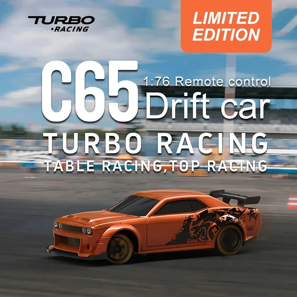 Amazon.com: FLYCOLOR Turbo Racing 1:76 Scale Drift RC Car