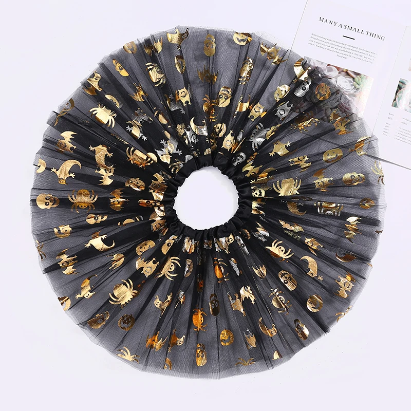 Girls Tulle Star Short Tutu Skirt Children Fancy Ballet Dancewear Party Costume Ball Gown Mini Skirt