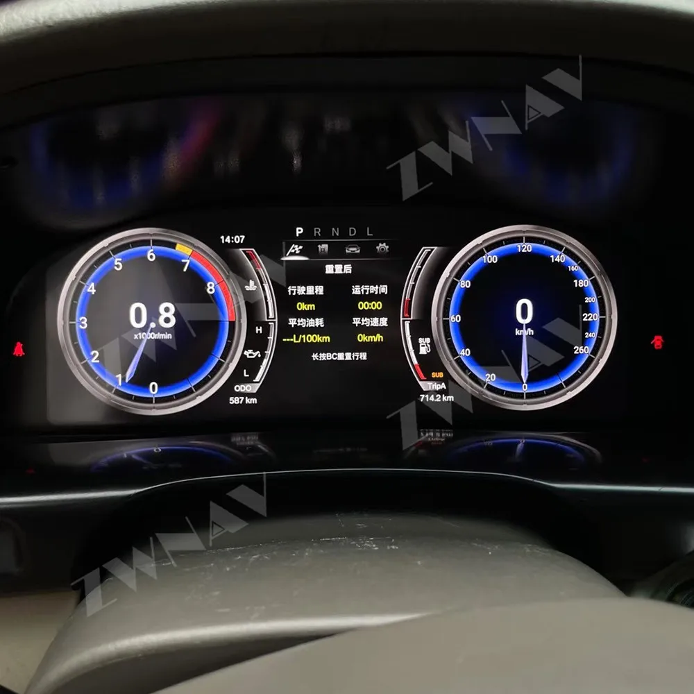 Grupo Digital para Toyota LC100 LX470 2002-2007 Panel de instrumentos LCD tablero velocímetro automático medidor de repuesto 5